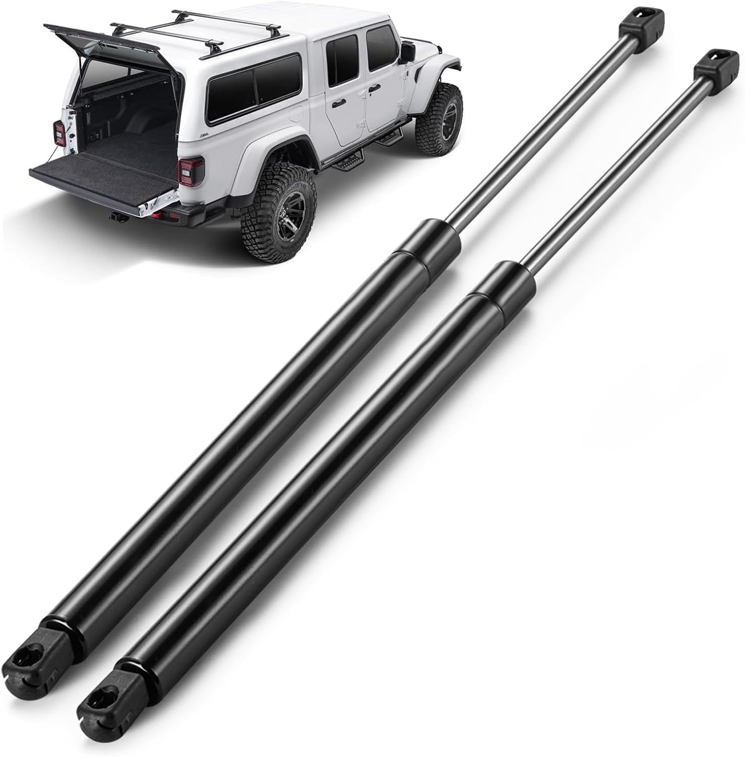 Rear Window Struts for Jeep Wrangler TJ 1997-2006, AVM 16403 Rear Back Glass Sho