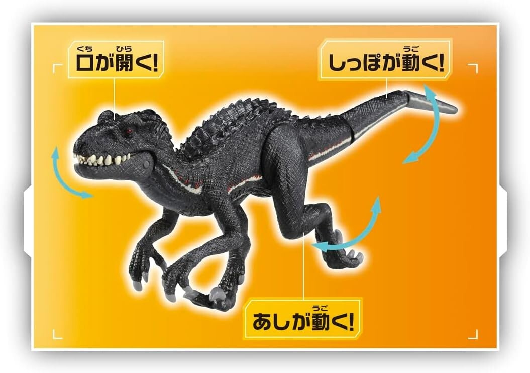 Ania Jurassic World, Dinosaur, Indoraptor, [Ages 3 and up] TAKARATOMY, PVC, 017