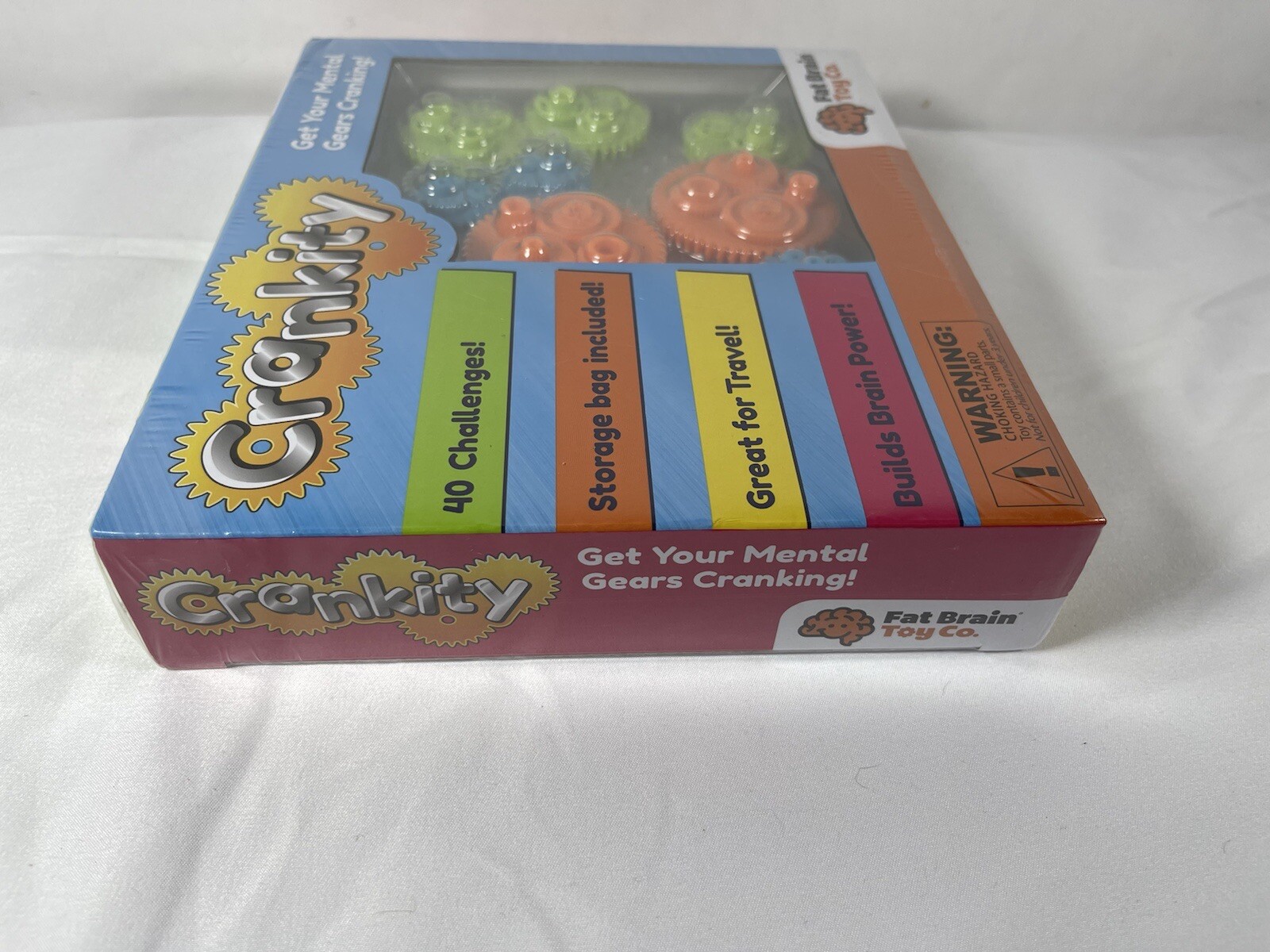 Fat Brain Toys Crankity Brainteaser Puzzles 40 Challenges Travel Games Ages 6 +