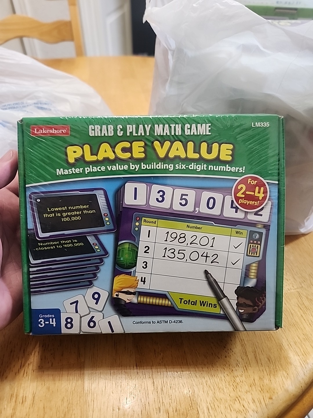 Lakeshore Place Value Grab & Play Game – Gr. 3-4