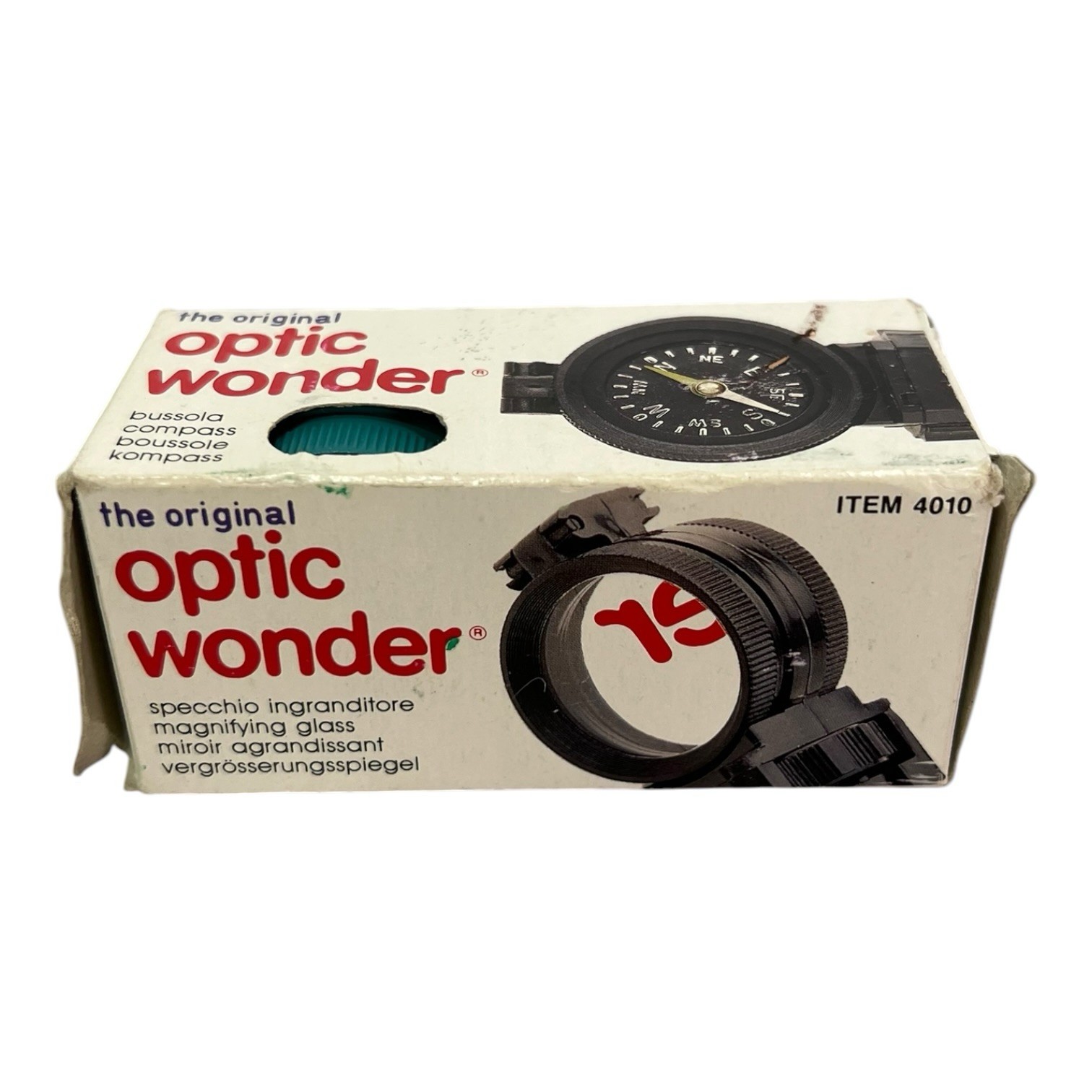 Vintage Navir Polaris Original Optic Wonder Green Binoculars, Compass, Magnifier