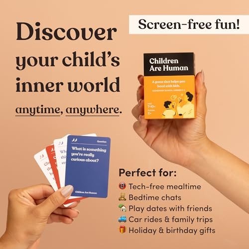 140 Conversation Cards for Kids | Fun Bonding Game for Ages 7-10 | Grades 2-5