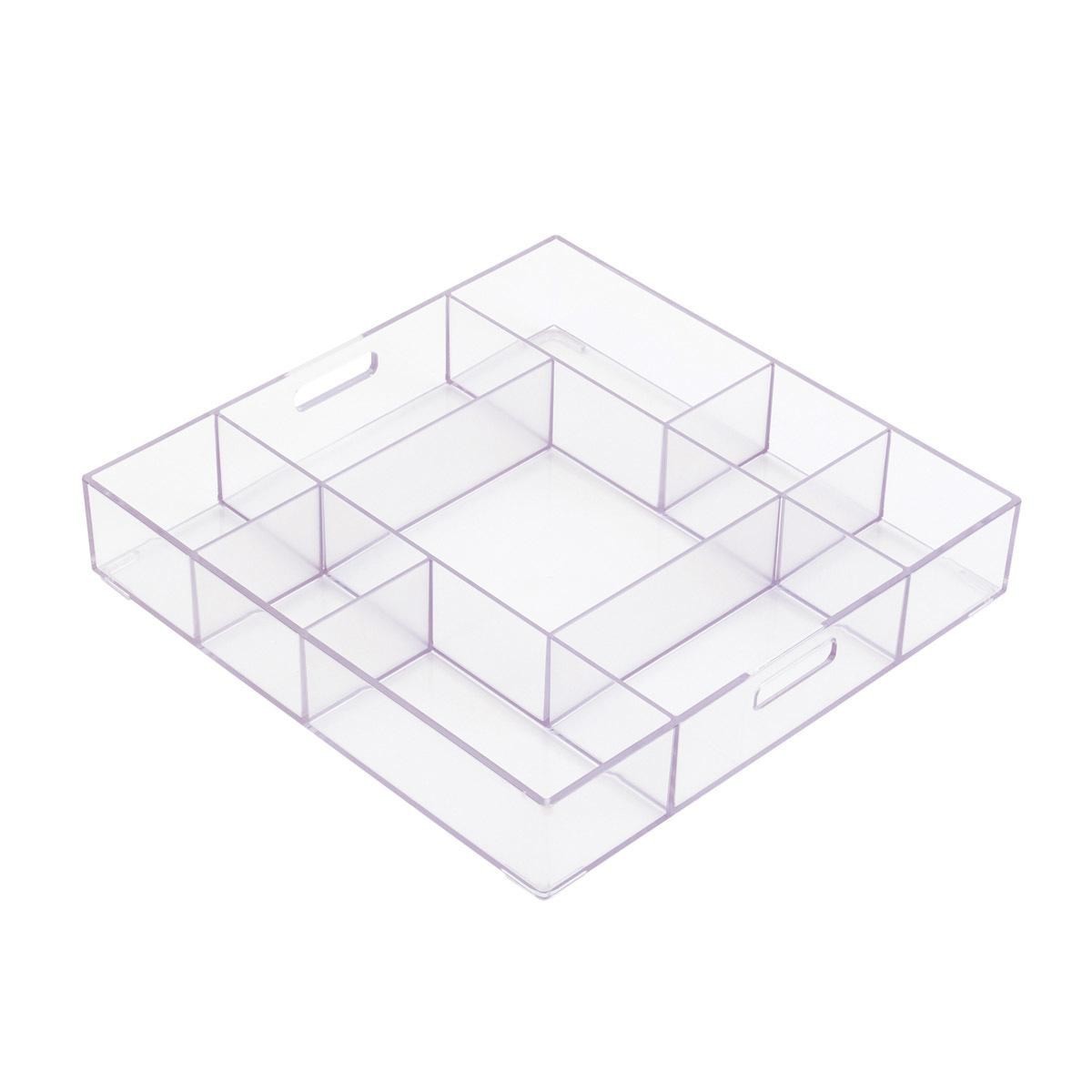 Kaplan Early Learning Loose Parts Stackable Tray – Clear