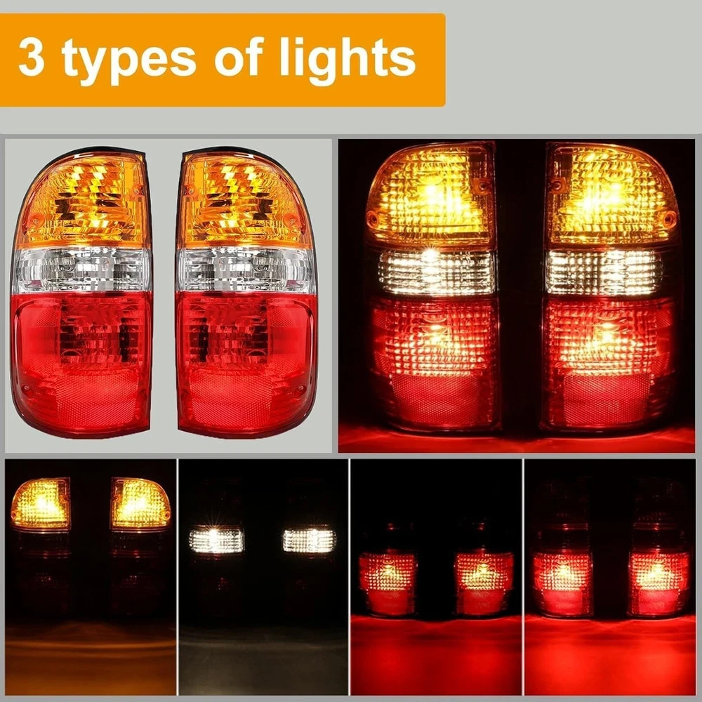 Tacoma Tail Light Compatible with 2001-2004 Toyota Tacoma 2001 2002 2003 2004