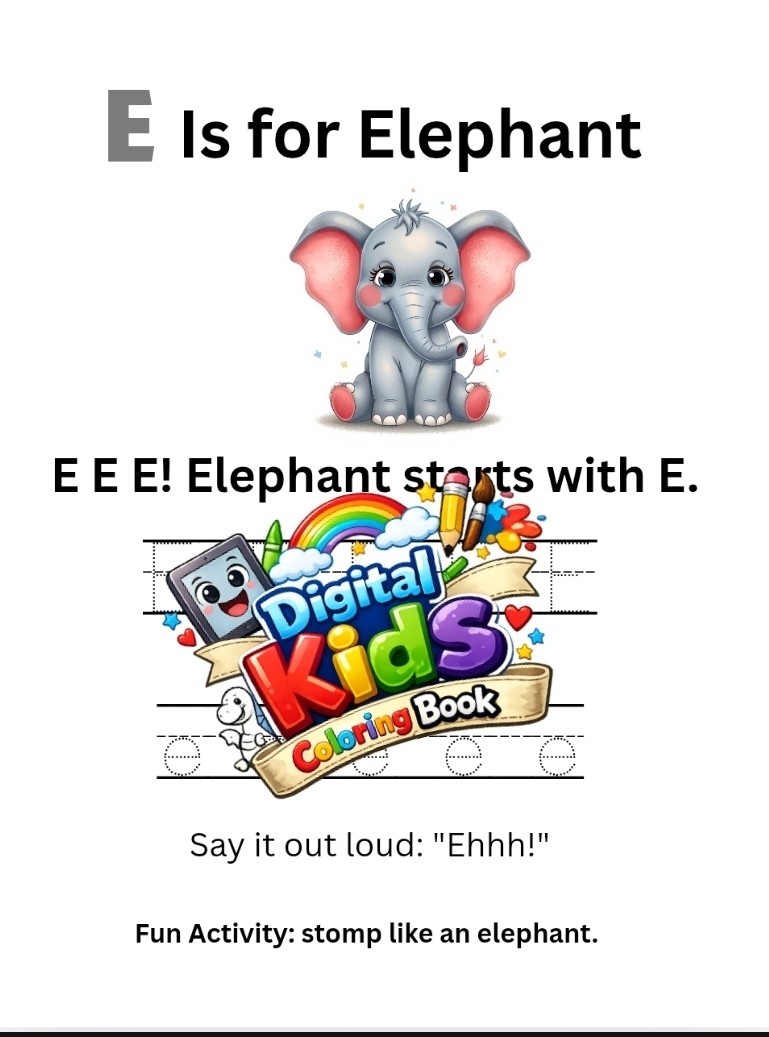 DIGITAL CONTENT- My First Vowels Worksheets Digital Printable Pages for Kids,