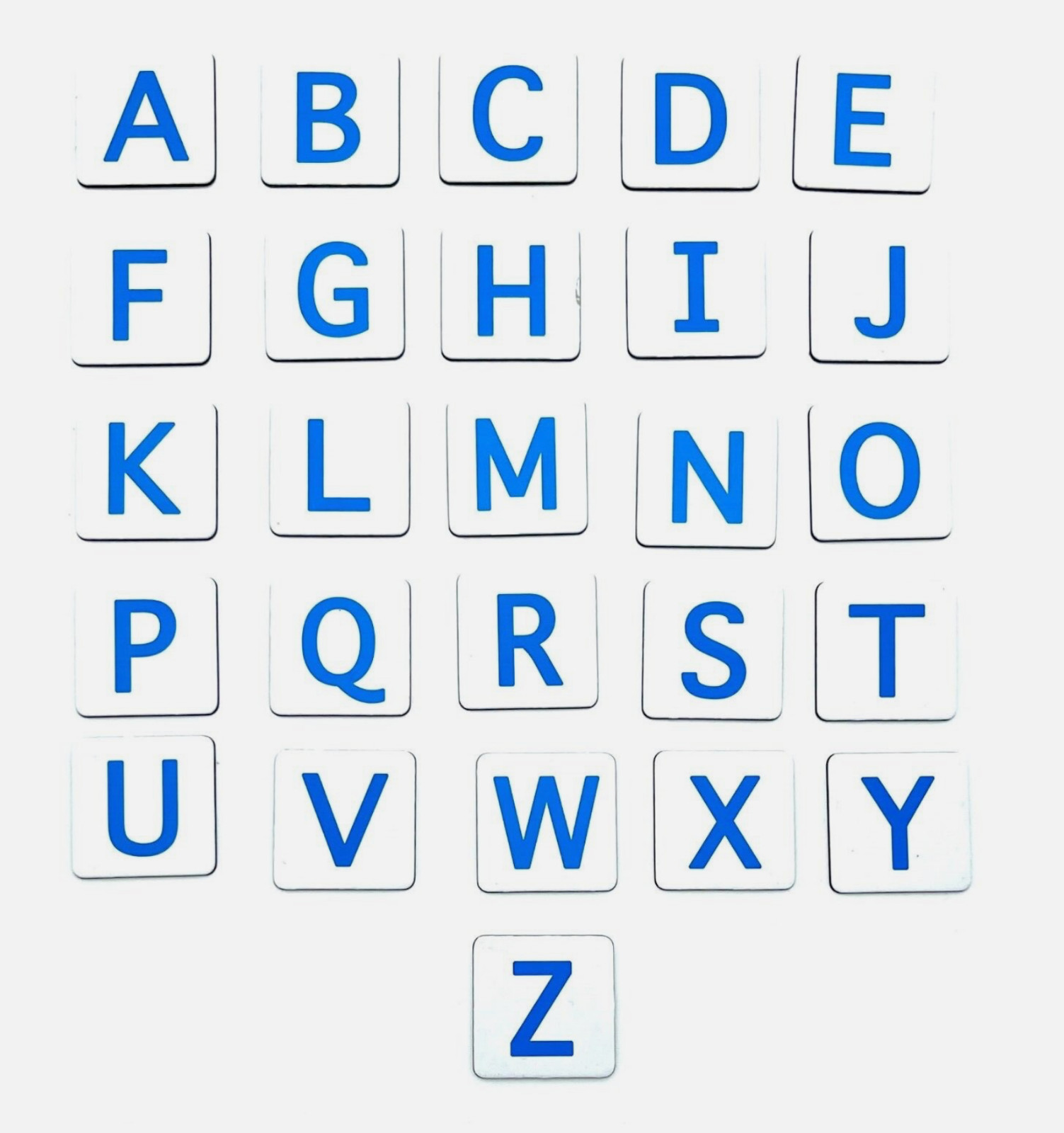 Osmo Words – Blue Box w Lid – Capital/Lower Case Letters in Red & Blue Complete