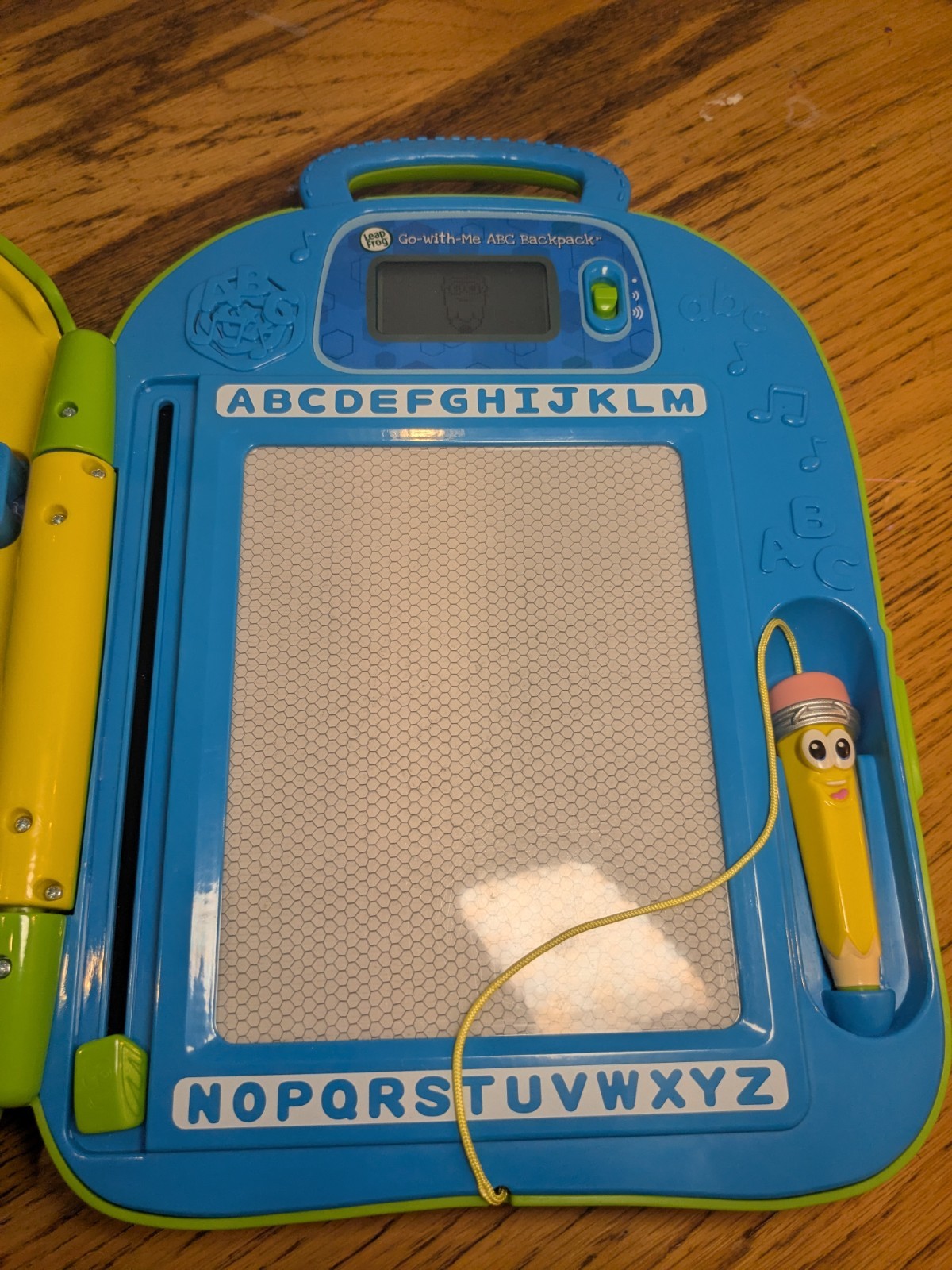 Leap Frog Mr Pencils ABC Backpack Interactive Green Educational Toy All Letters