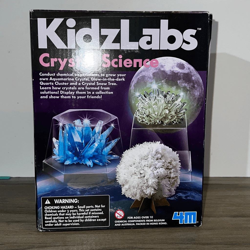 Kidz Labs Crystal Science/Grow Your Own Crystals-Brand new