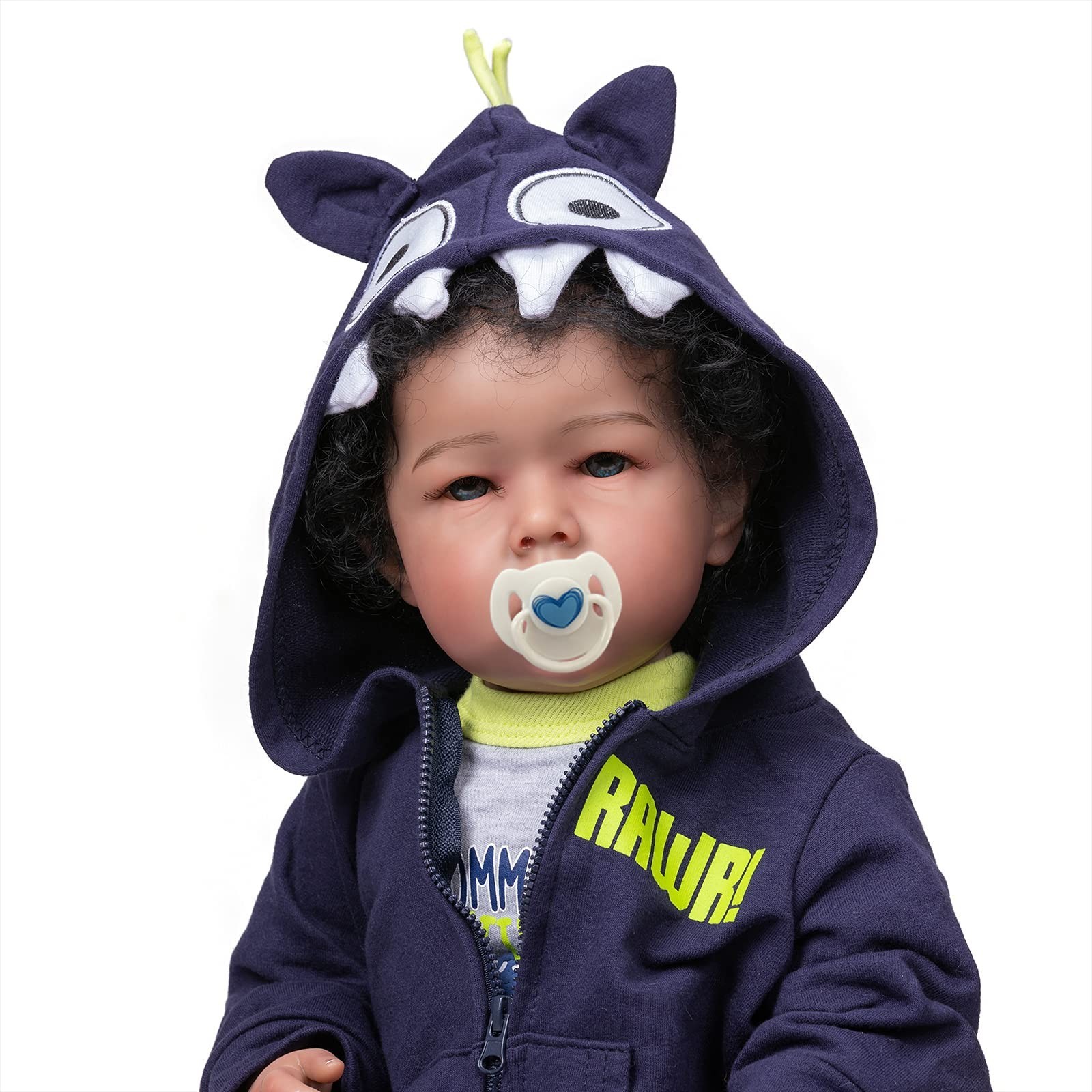 iCradle Reborn Baby Dolls Boy Black Biracial African American Realistic Newbo…