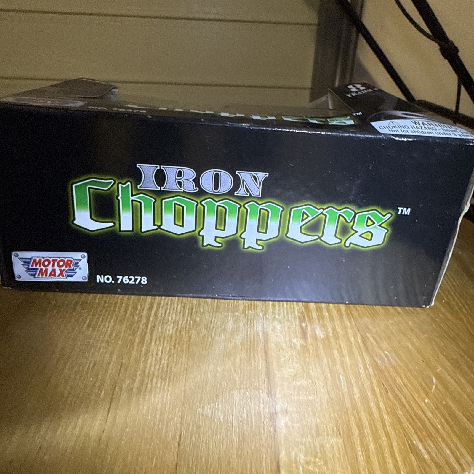 Motor Max Iron Choppers Diecast Metal And Plastic Motorcycle Model VINTAGE