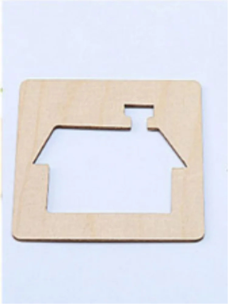 20pcs Montessori Kids Drawing Toys Wooden DIY Painting Stencils Creative