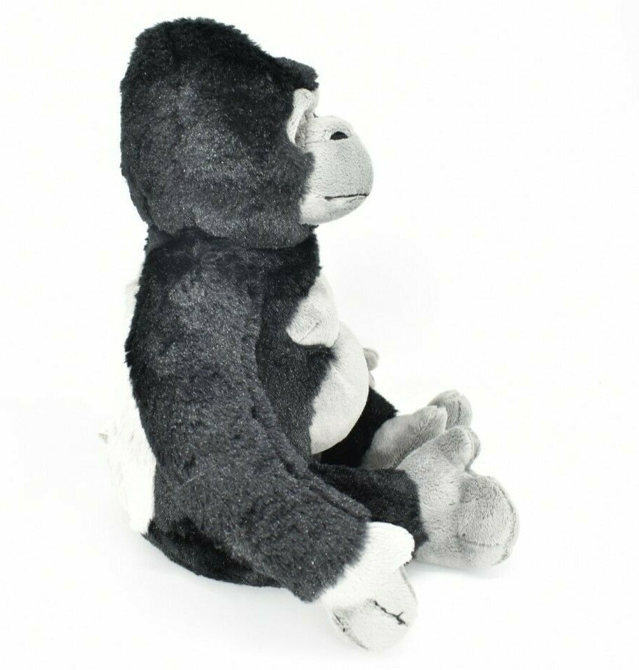 Gorilla Silverback Realistic Cute Stuffed African Animal Plush Toy Gift 11″ G006
