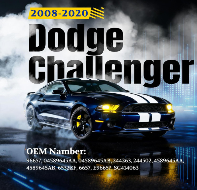 Amortiguadores de maletero para Challenger 2008-2020 sin alerón, 2 piezas