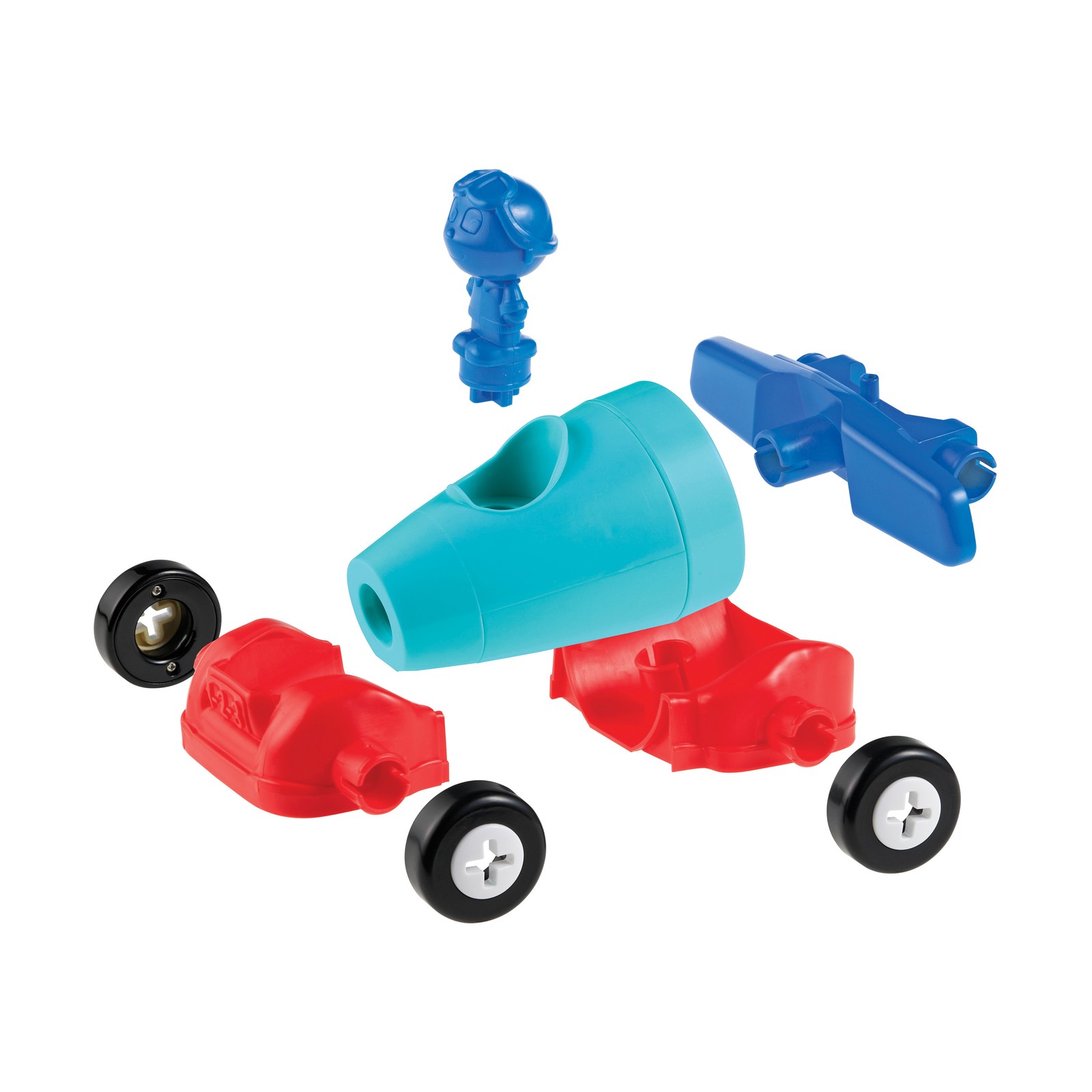 New – Learning Resources Learning Essentials – 1-2-3 Build It! Car-Plane-Boat