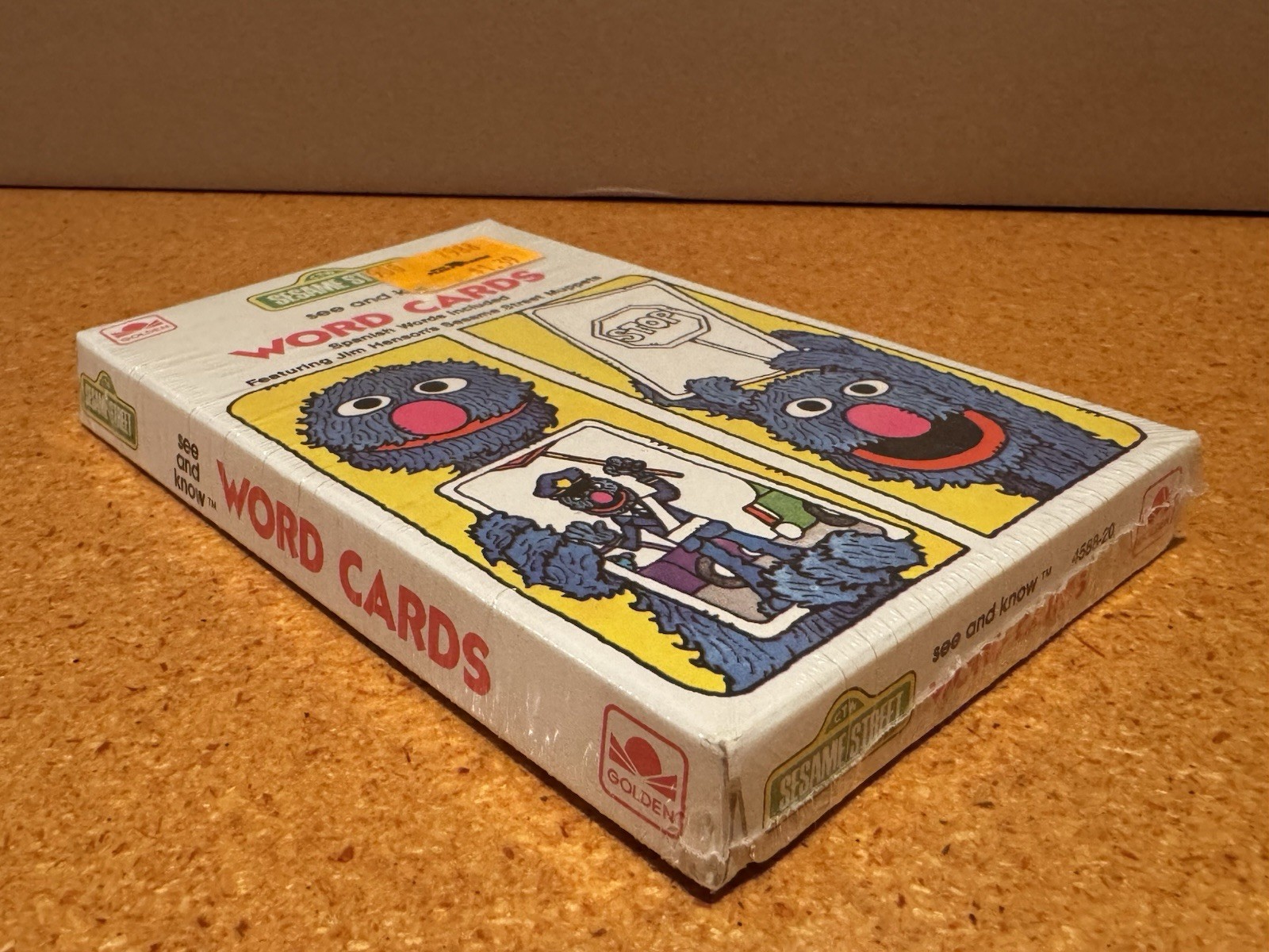 Golden Sesame Street See and Know Word Cards Featuring Grover 1978 New/Sealed