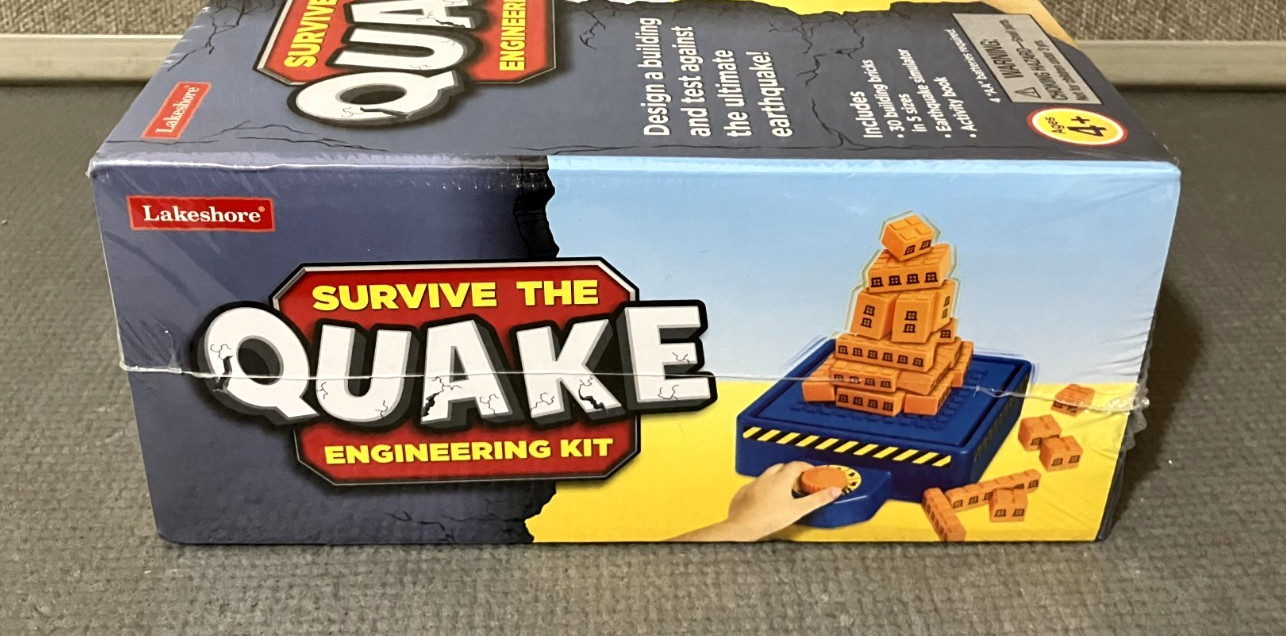 NEW Sealed Lakeshore Learning Toys Survive the Quake Engineering Kit
