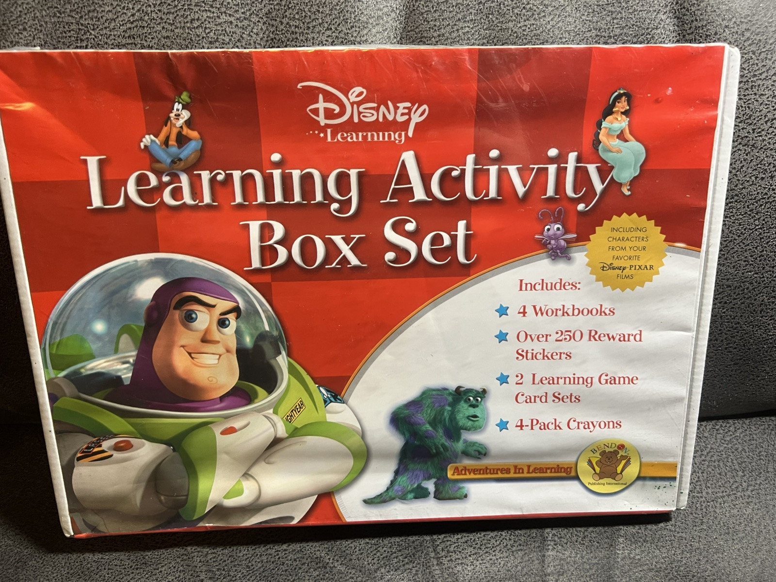 Disney Pixar Learning Activity Box Set Sealed Phonics Reading Math ABC Games NIB