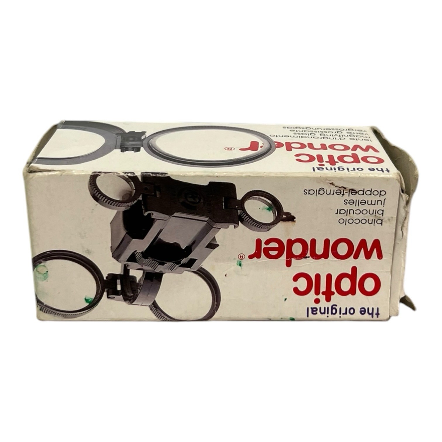 Vintage Navir Polaris Original Optic Wonder Green Binoculars, Compass, Magnifier