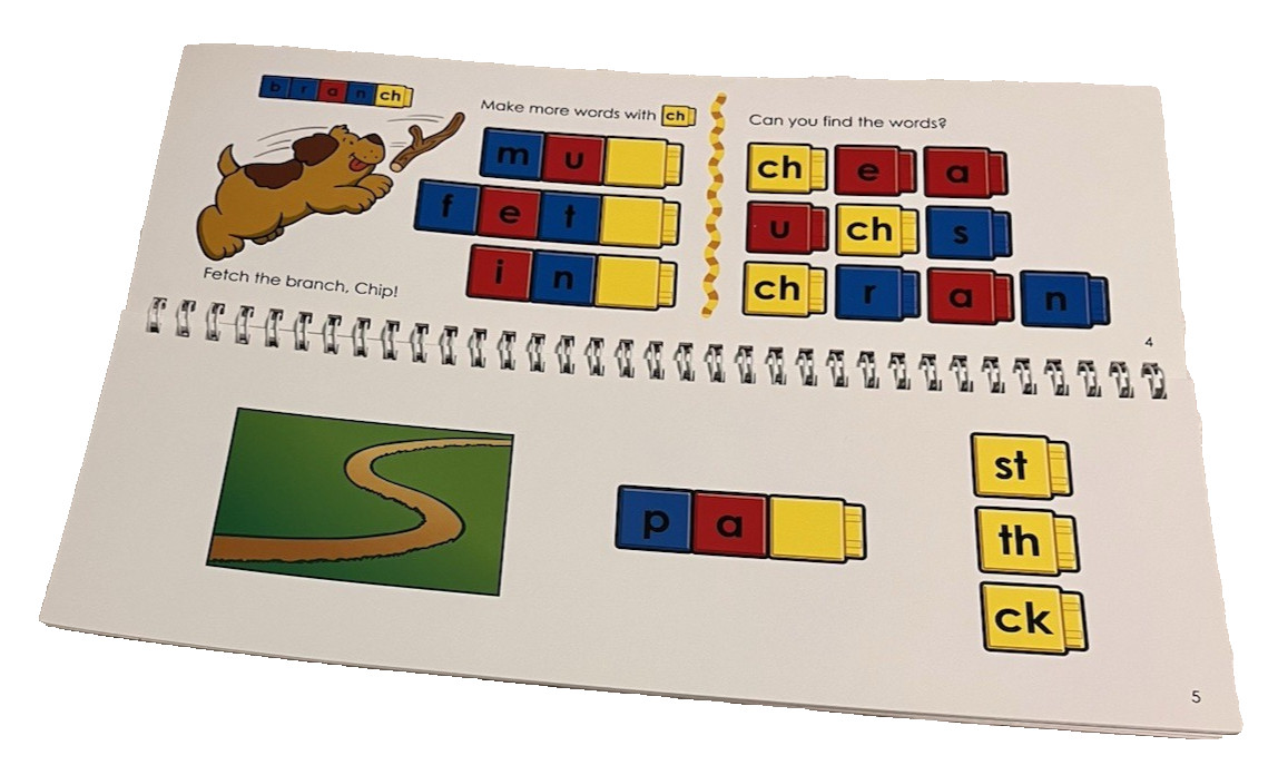Reading Manipulatives, Didax Unifix Phonics Cube Set With 265 Cubes & Booklet