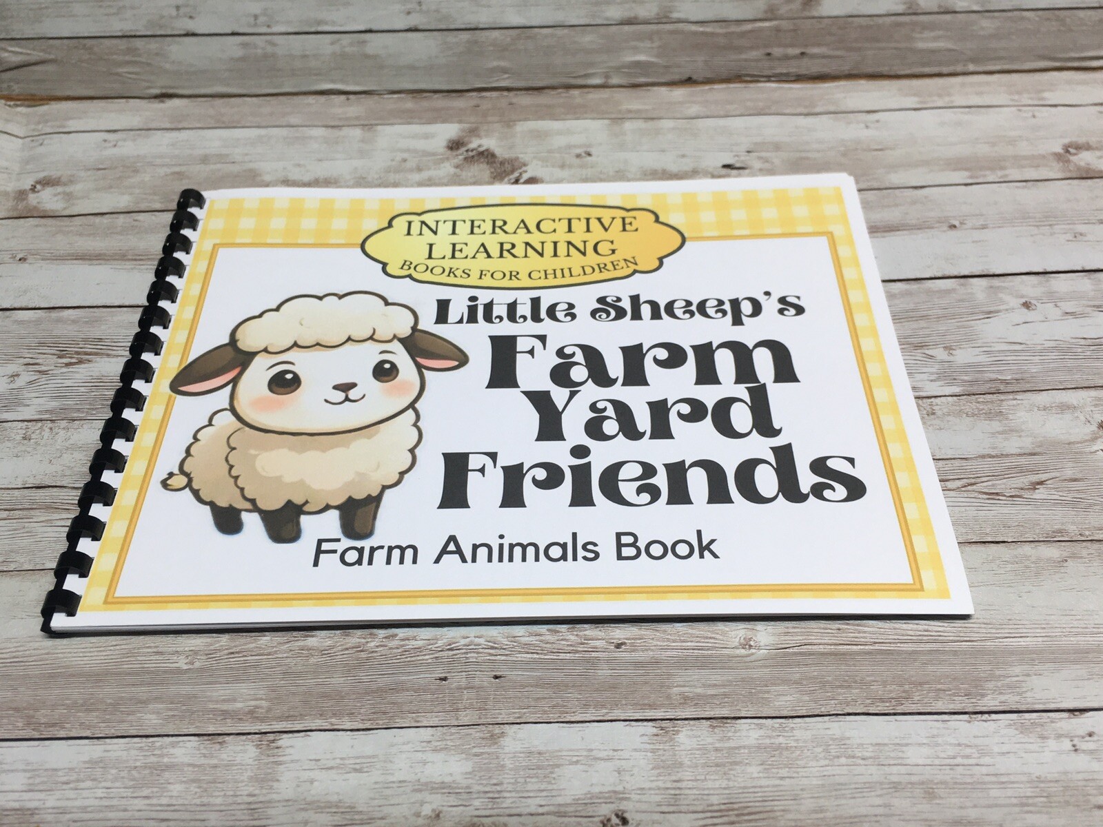 Interactive Learning Books for Children -Little Sheep’s Farmyard Friends