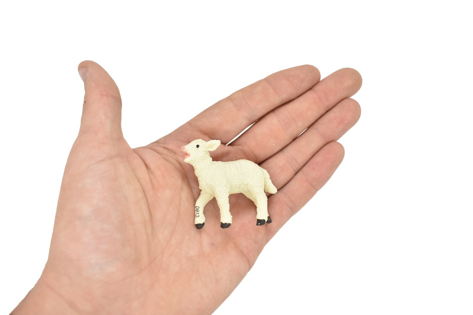 Sheep, Lamb Realistic Toy Model Plastic Replica Barn Farm Animal, 2.25″ F1313