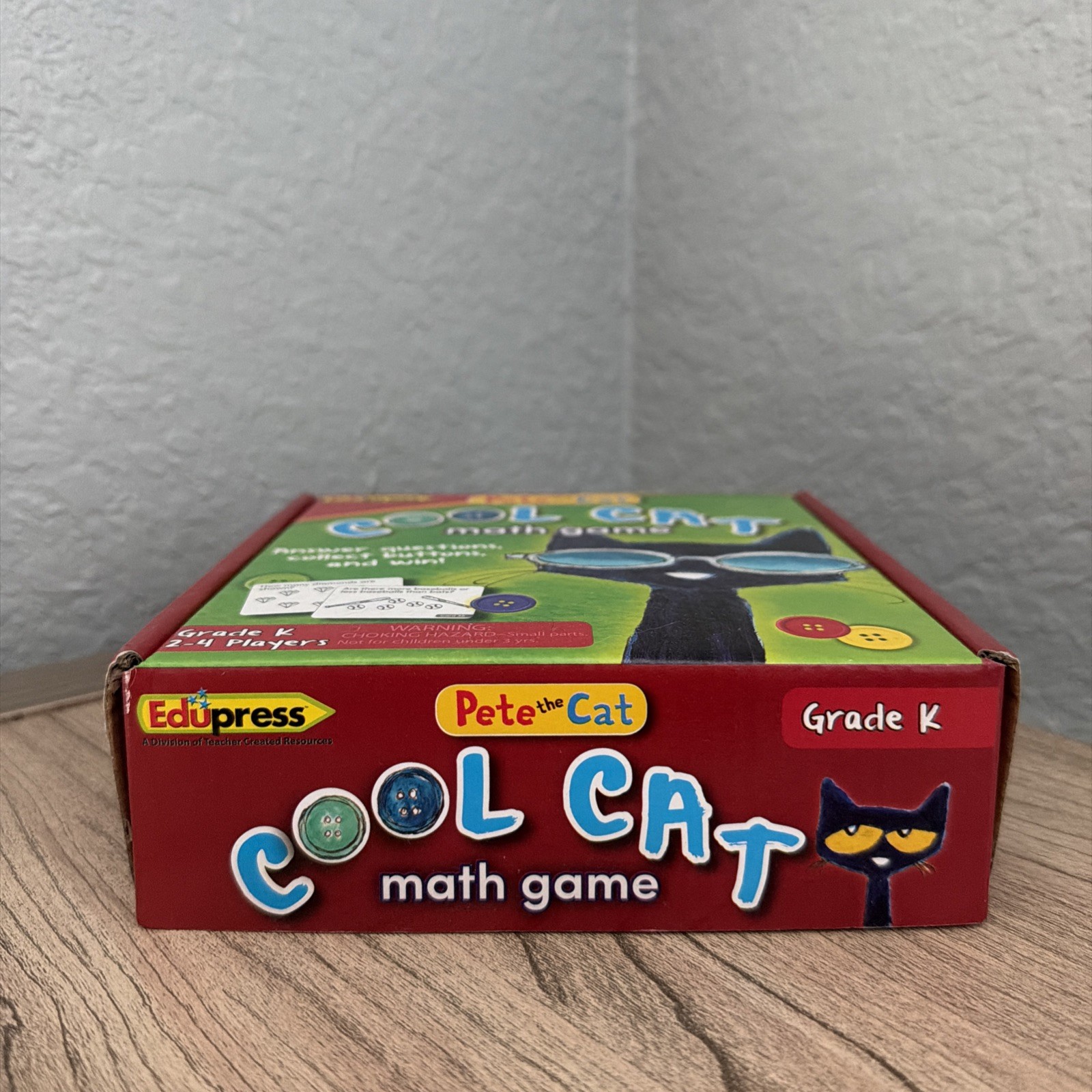 Edupress Pete the Cat Cool Cat Math Game Shapes Adding Subtracting Counting K+