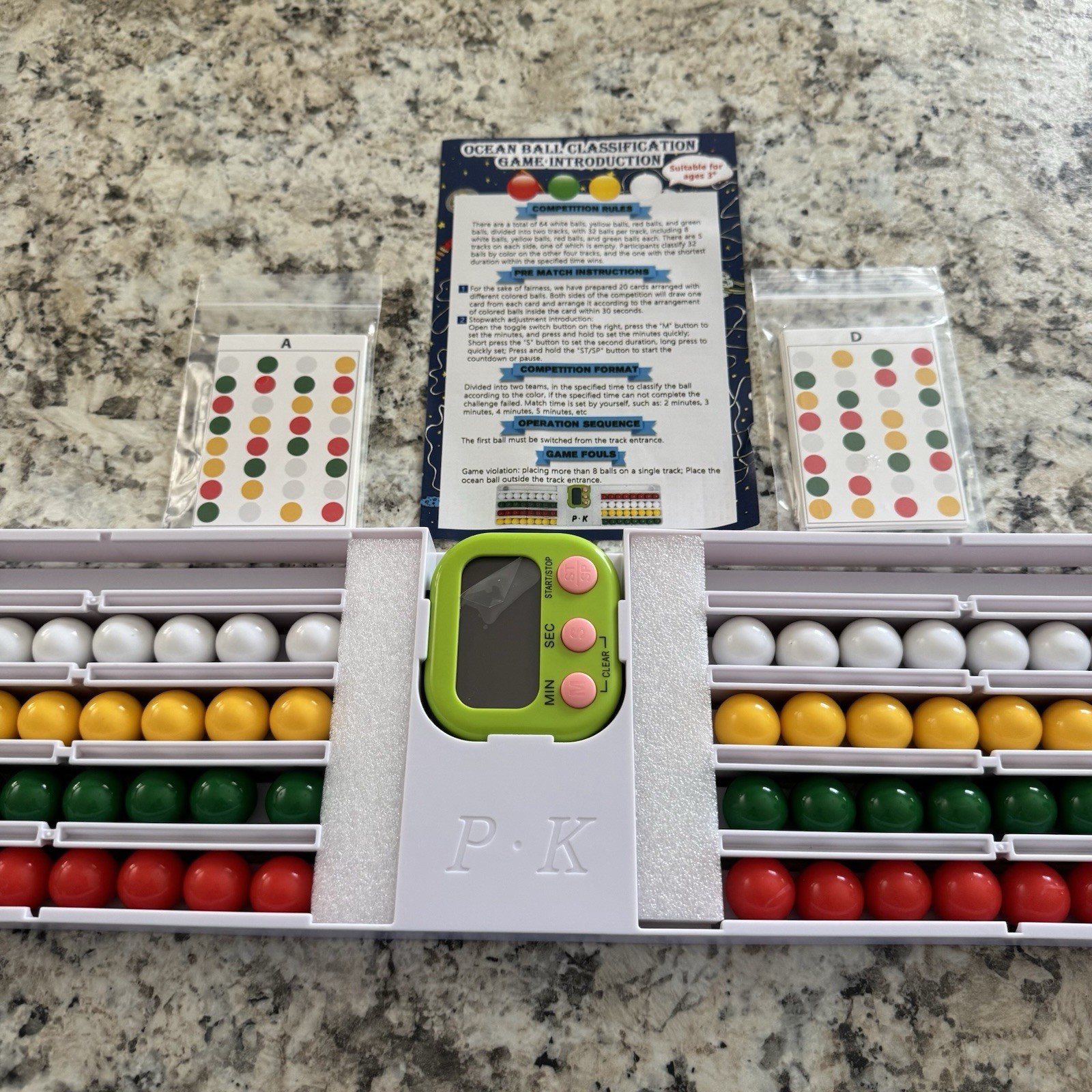 Montessori Learning Toys Puzzle Color & Shape Matching Brain Teasers Logic Game
