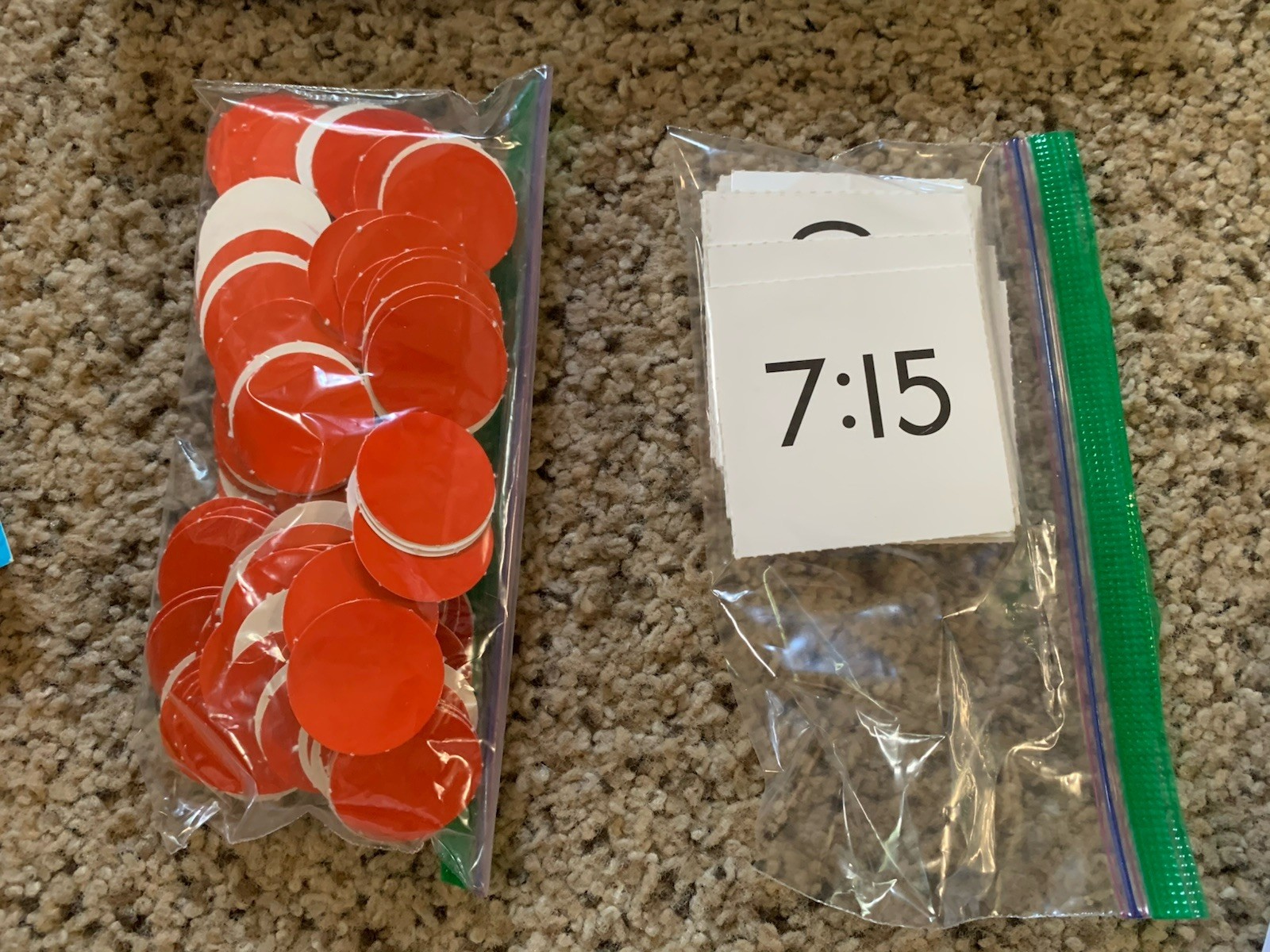 Classroom Bingo Games-Telling Time & Money-Ages 5 & Up-Up to 36 players VGC