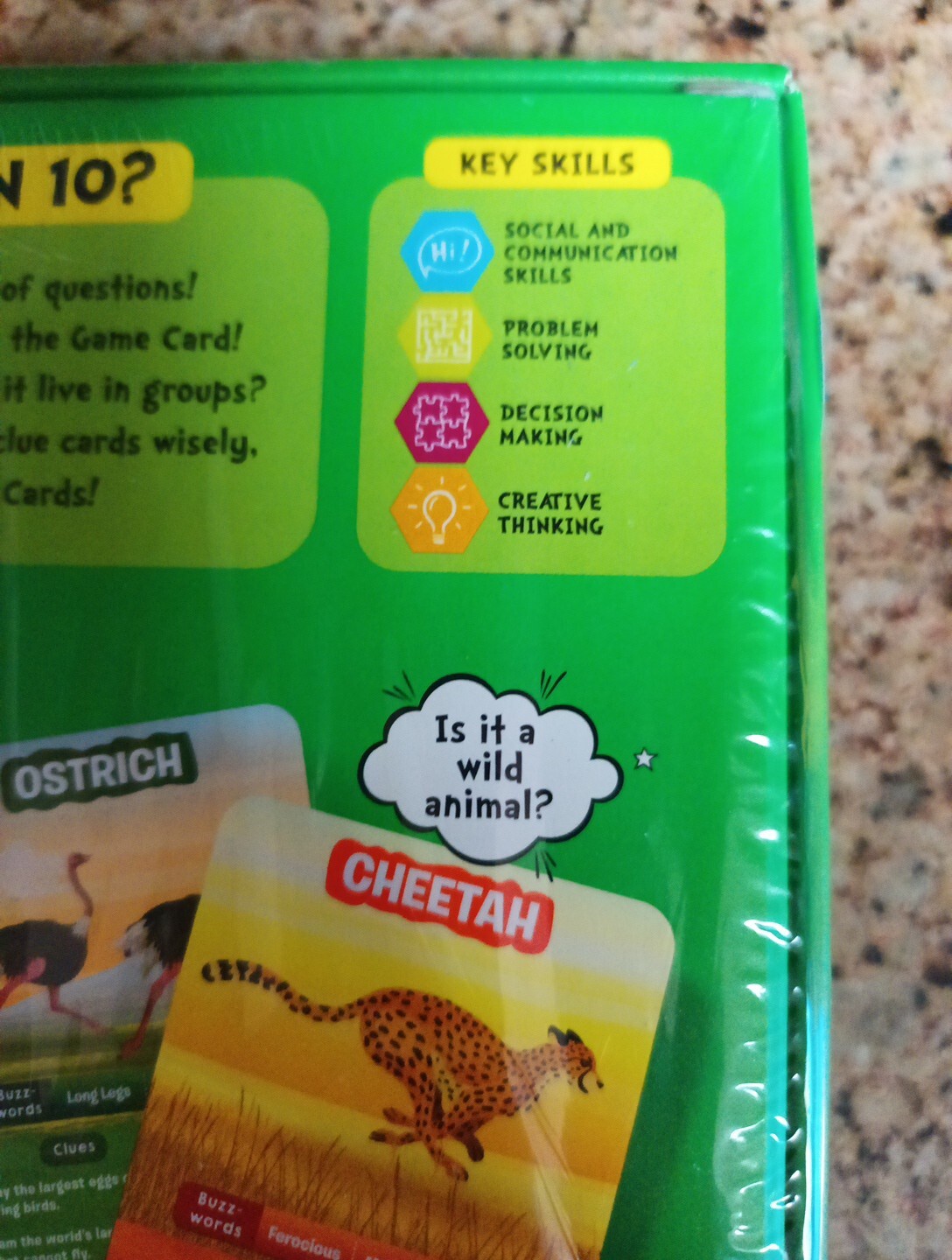 Skillmatics Guess in 10 Animal Planet Card Game Brand New Sealed