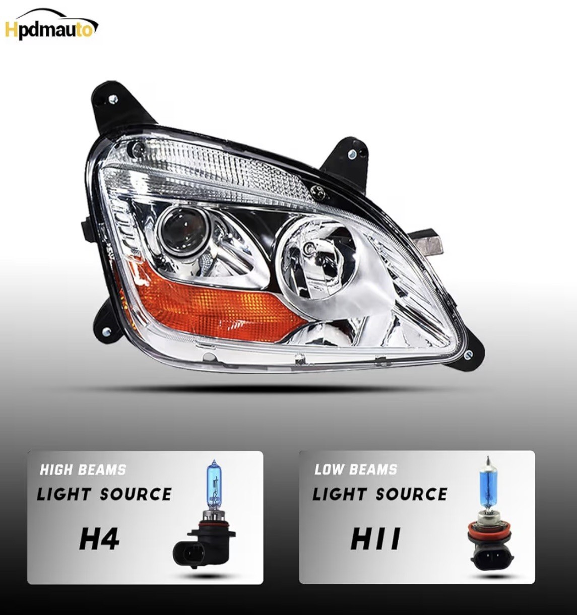 Fit for 2011-2023 Peterbilt 579 587 Class 8 Truck Projector Headlight Headlam…