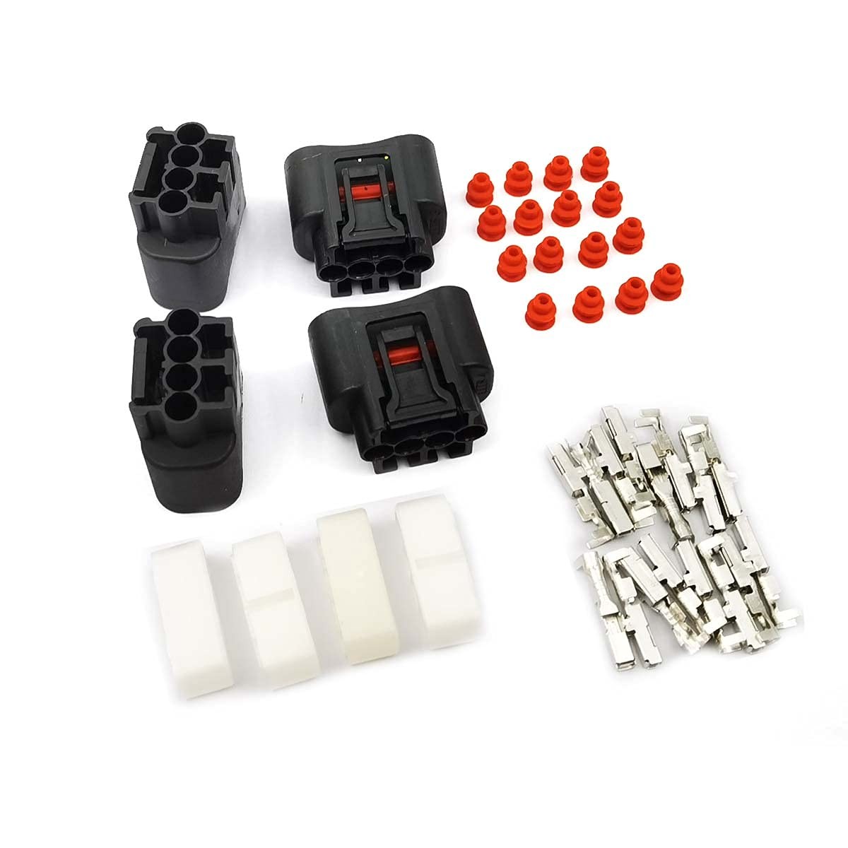 DEVMO 4pcs Ignition Coil Plug Connector Compatible with 2000-2010 Toyota…