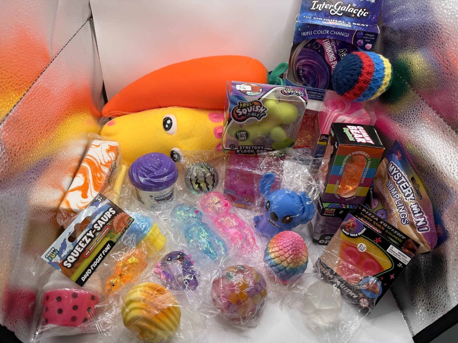 BUNDLE of Soft Squishy Sensory Fidget Stress Relief Toy. “RESELLER DEAL”.