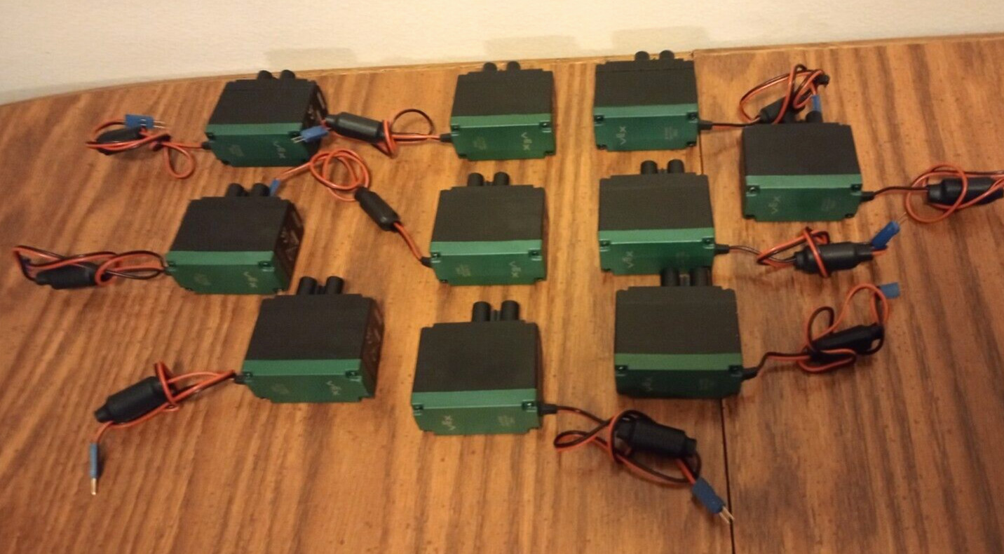 🟪 LOT of 10 VEX Robotics 2-Wire 393 Motors/Servos #276-2177 Used