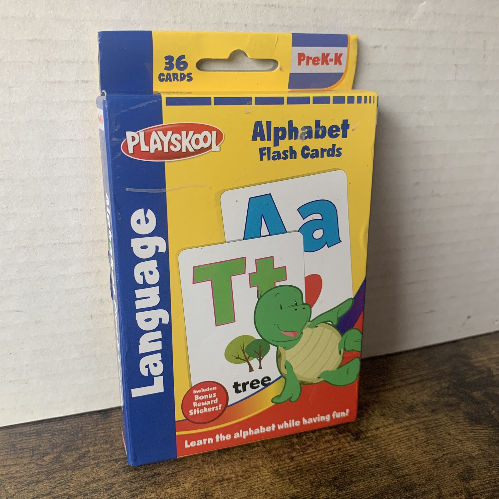 Playskool Flash Cards – First Words  PreK-K Language Skills 36 Cards