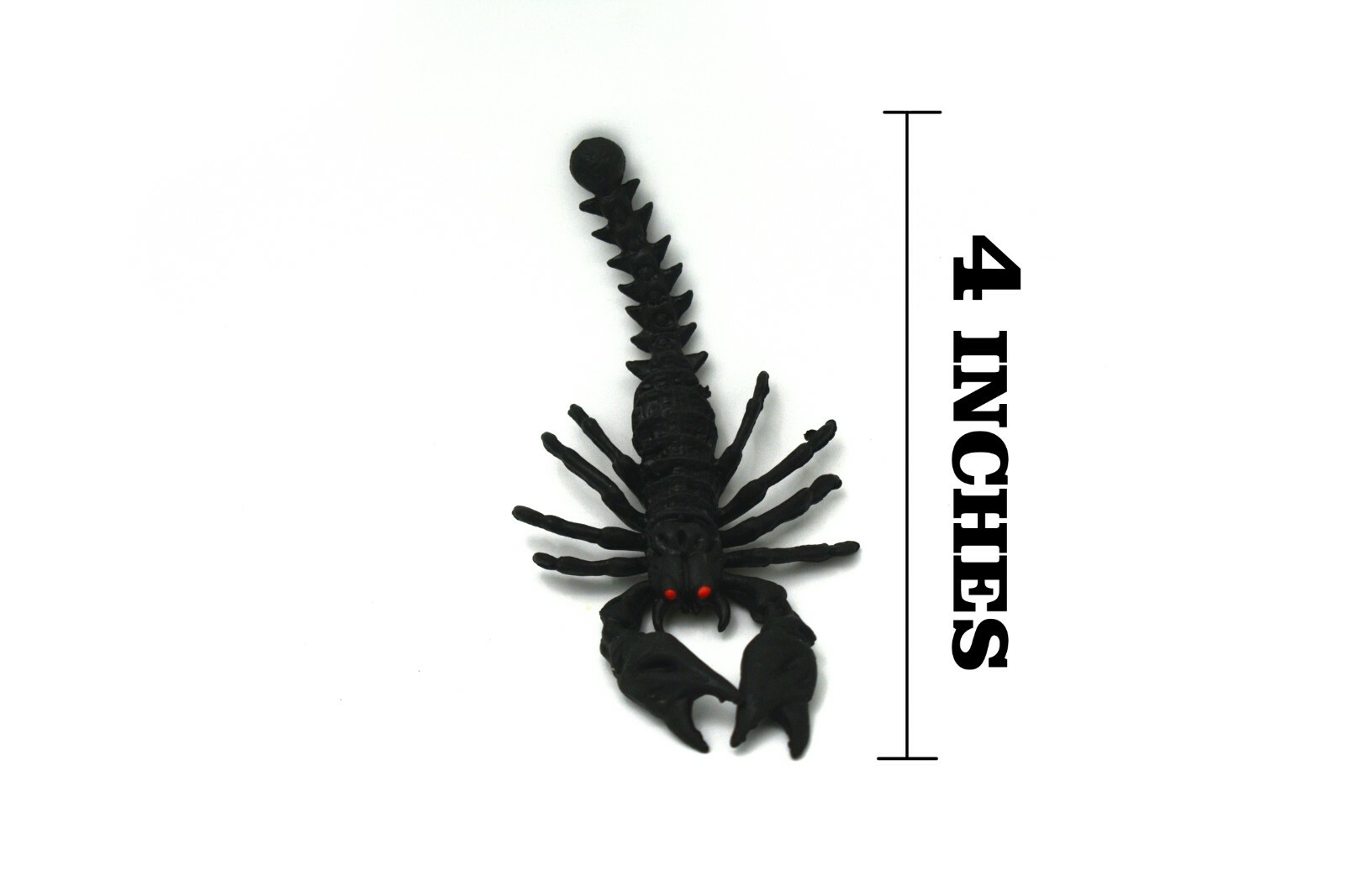 Scorpion, Black, Rubber Toy, Realistic Figure, Model, Replica Kids 4″ CWG39