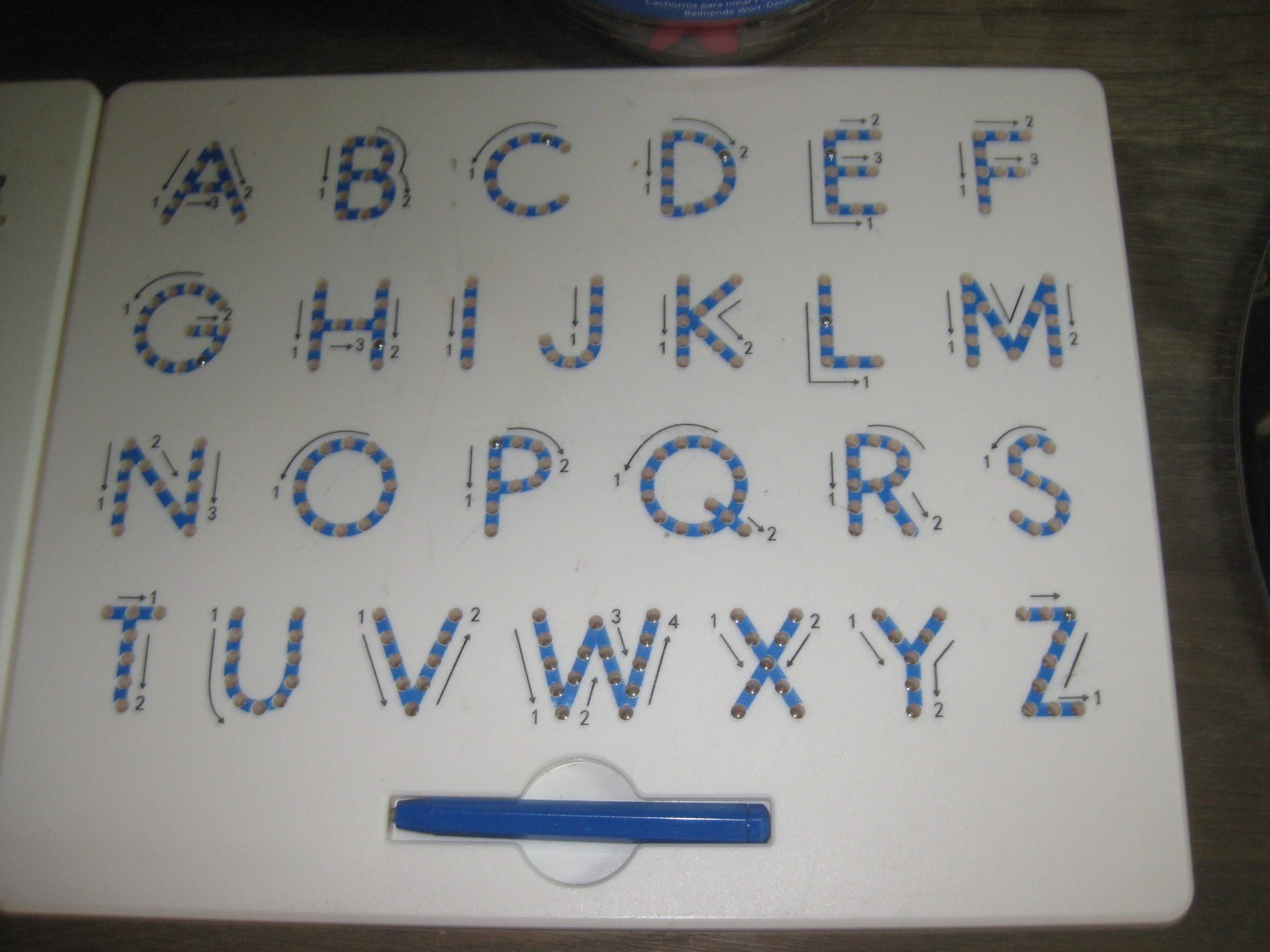 Kid O Magnatab Alphabet & Numbers Tracing Magnetic Sets Plus Xtra Learning Item