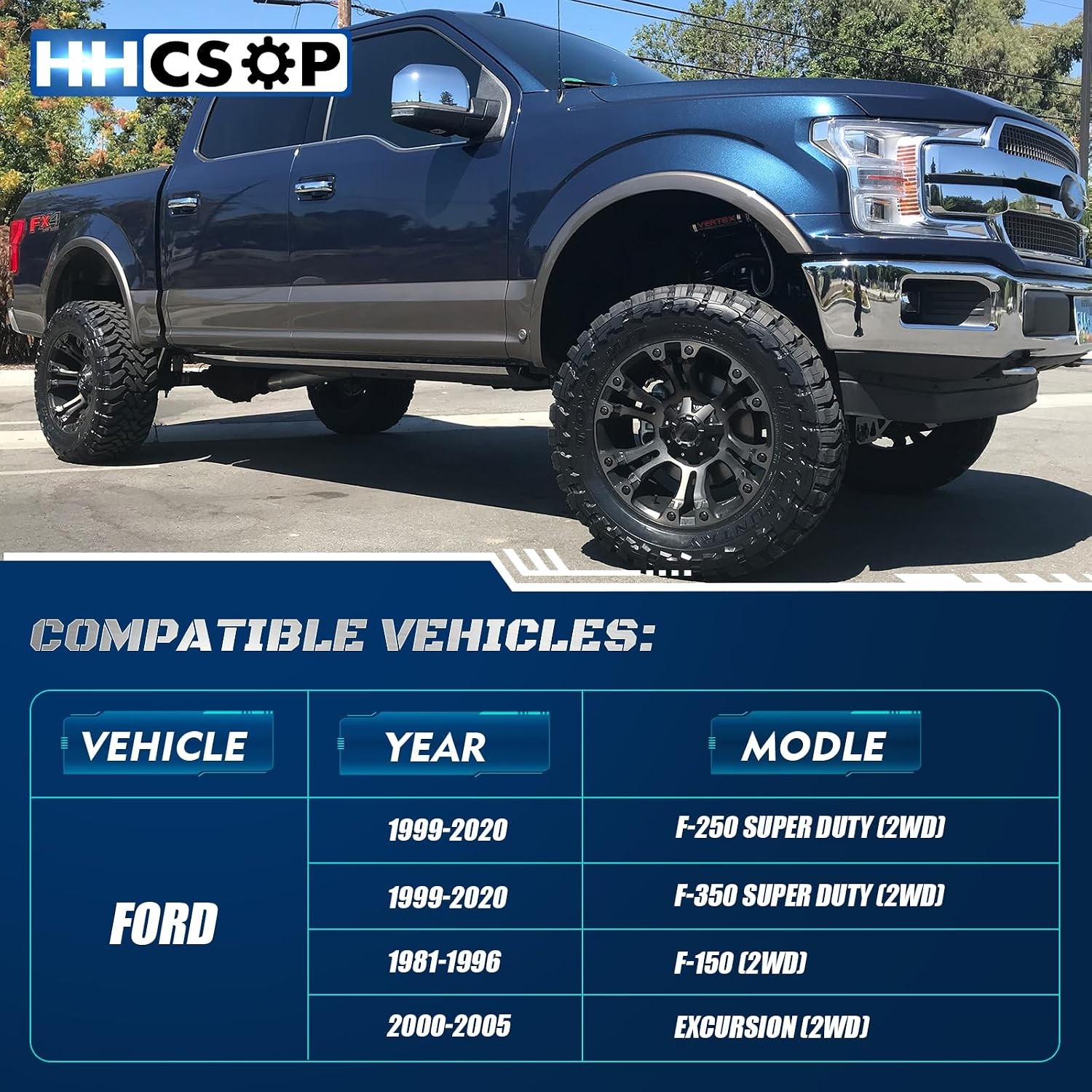 HHCSOP 2″ Front Leveling Lift Kits, Compatible with 1999-2020 Ford F250 F350 …