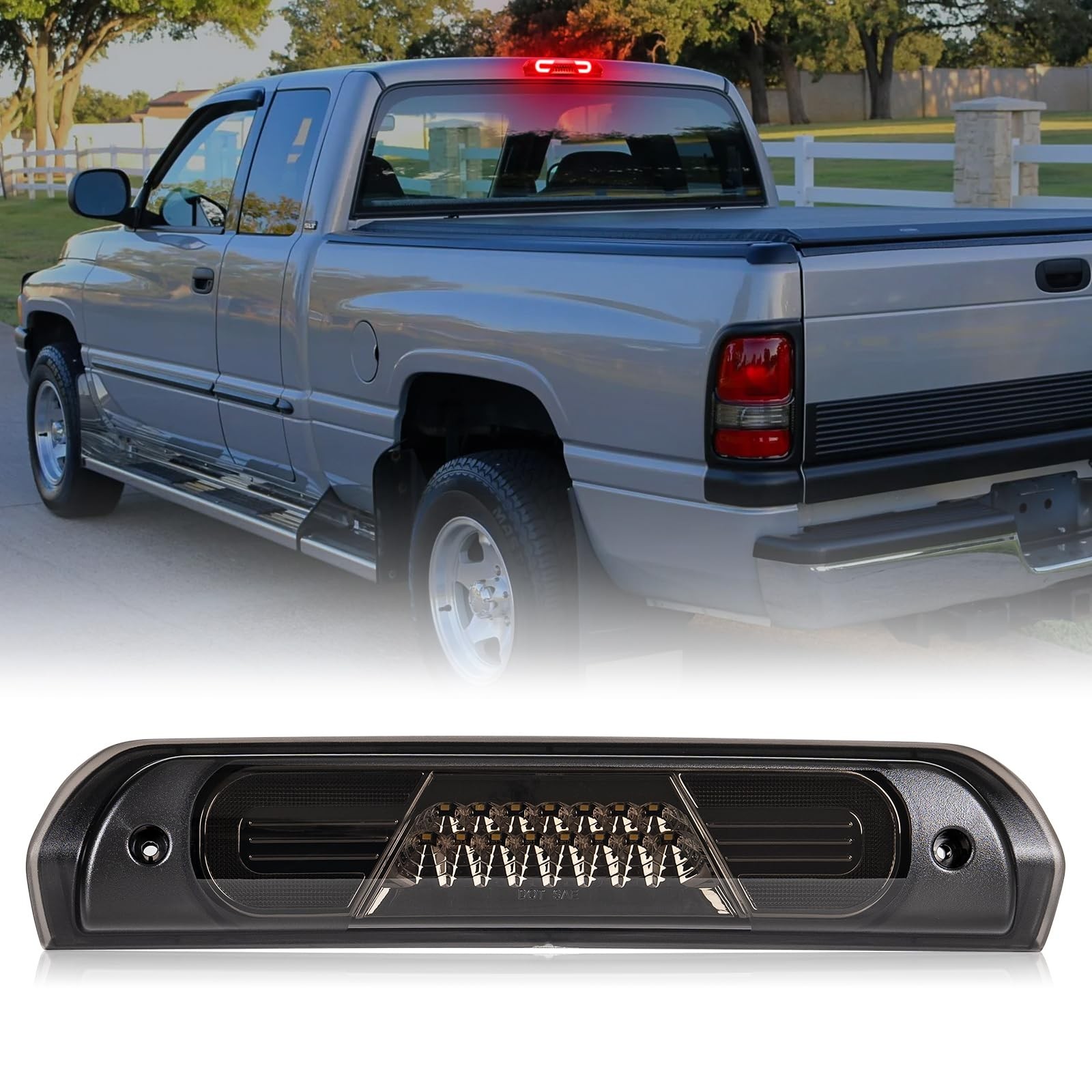 LED Third Brake Light Replacement for 2002-2008 Ram 1500/2003-2009 Ram 2500 3…