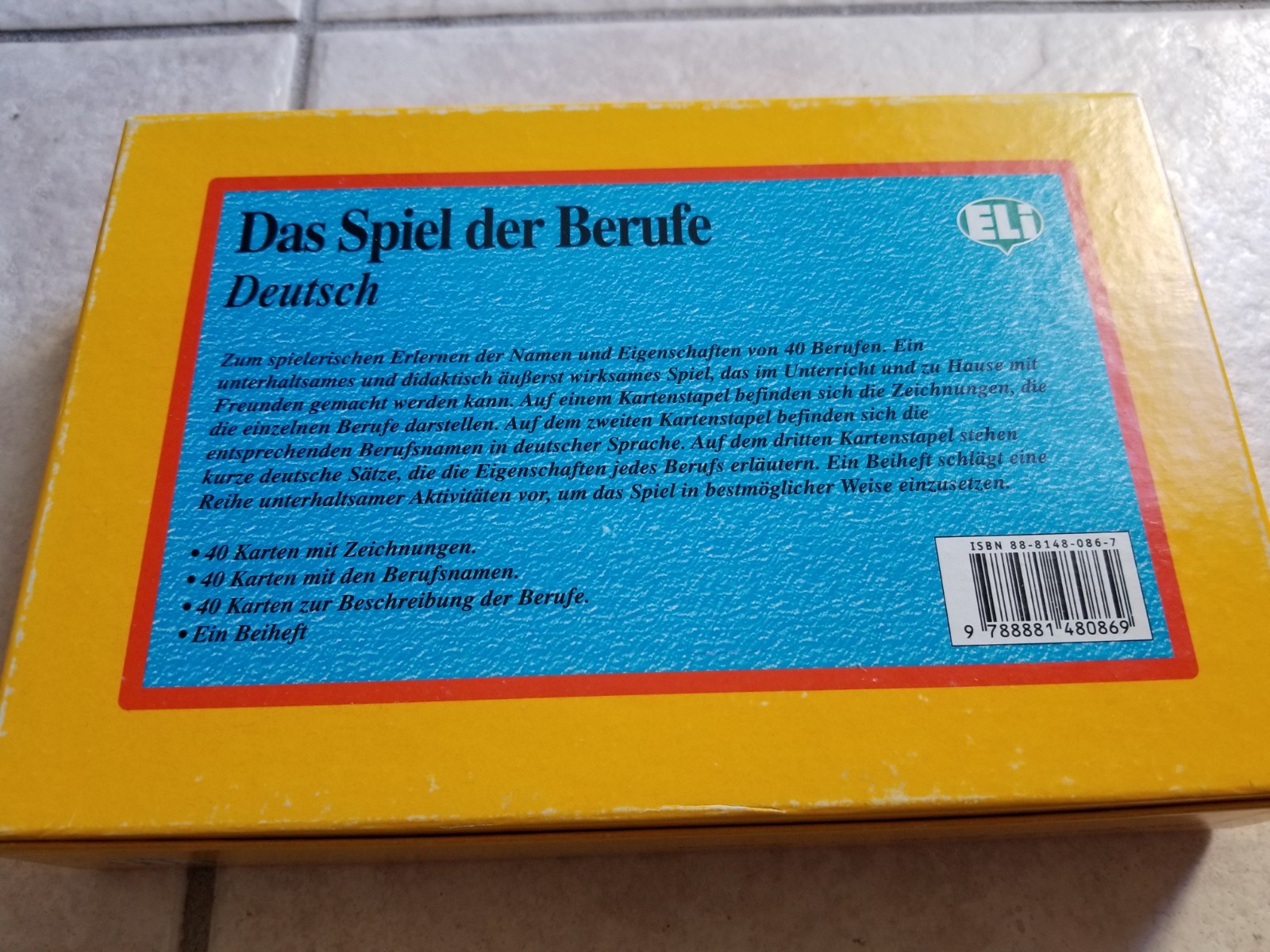 German Job Vocabulary Learning Game