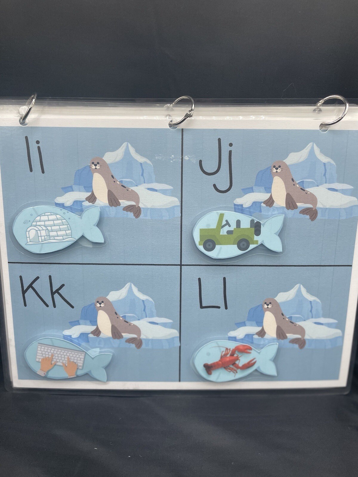 Beginning Sounds Reading Phonics Activity Busy Book Game Educational Children’s