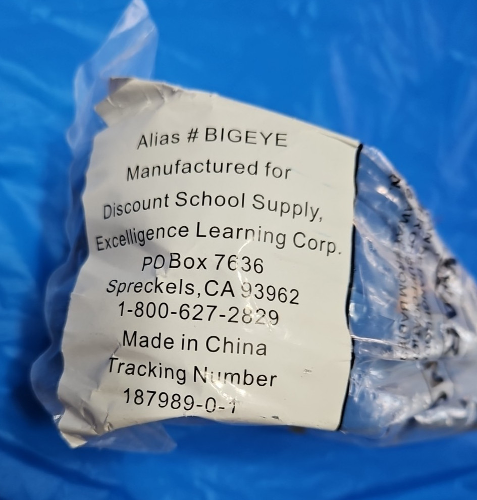 STUDENT’S BIGEYE Super Magnifiers, Set of 6 ~ Blue ~ By Excellerations