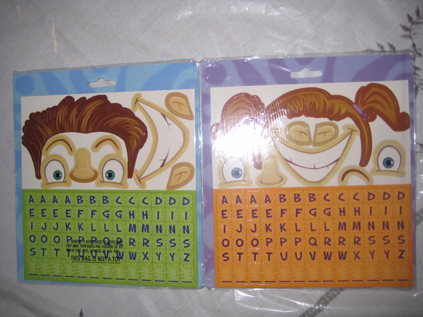 Imaginetics Travel Make A Face Hangman 174 Magnets NEW