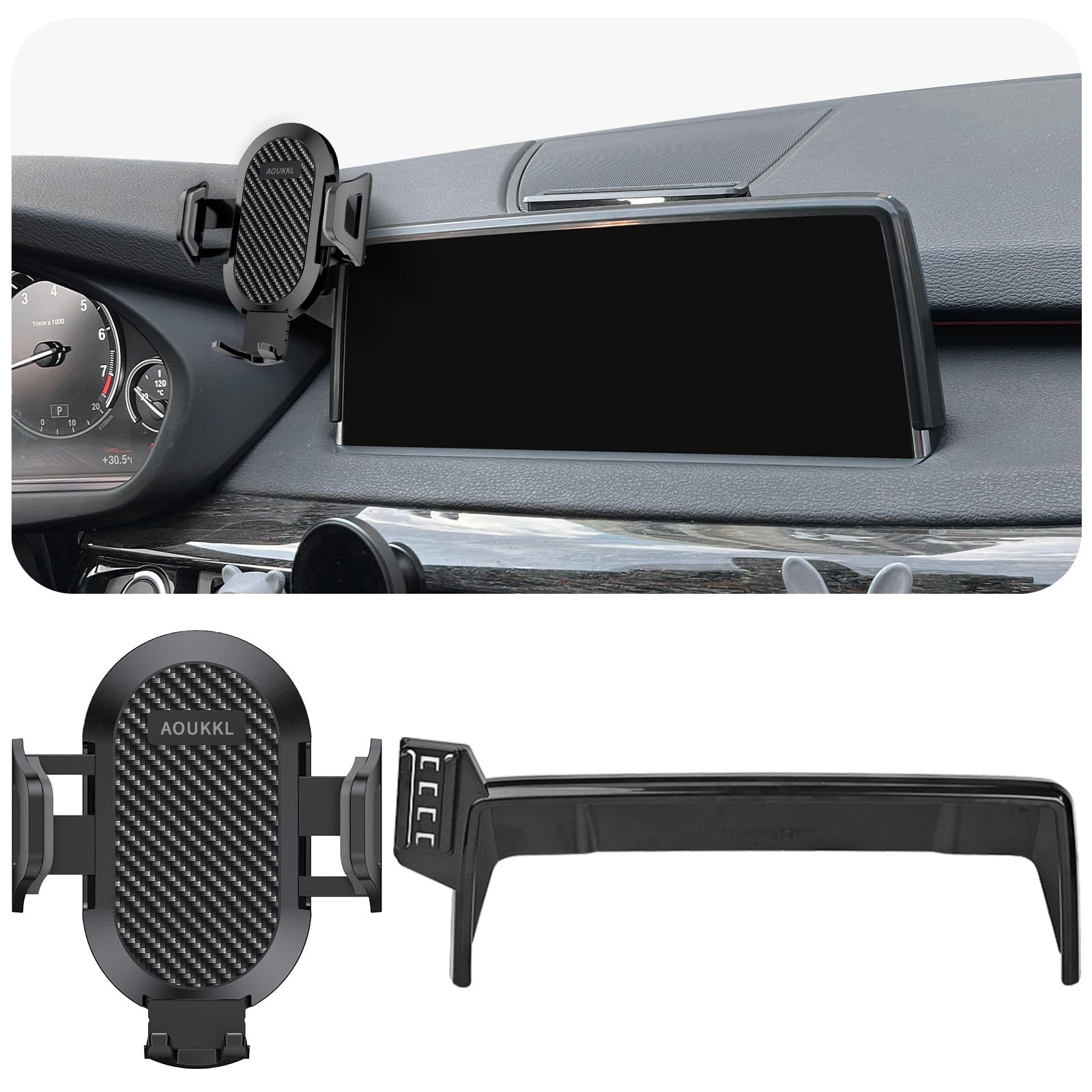 Car Phone Holder Fits for BMW X5 2014-2018/X6 2015-2019 Accessories(Only fit …