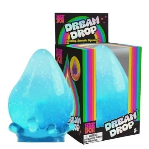 Dream Drop -Sensory Squeeze Toy w/ Dreamy Smooth Squeeze – 3″ Tall Blue”unbrand”