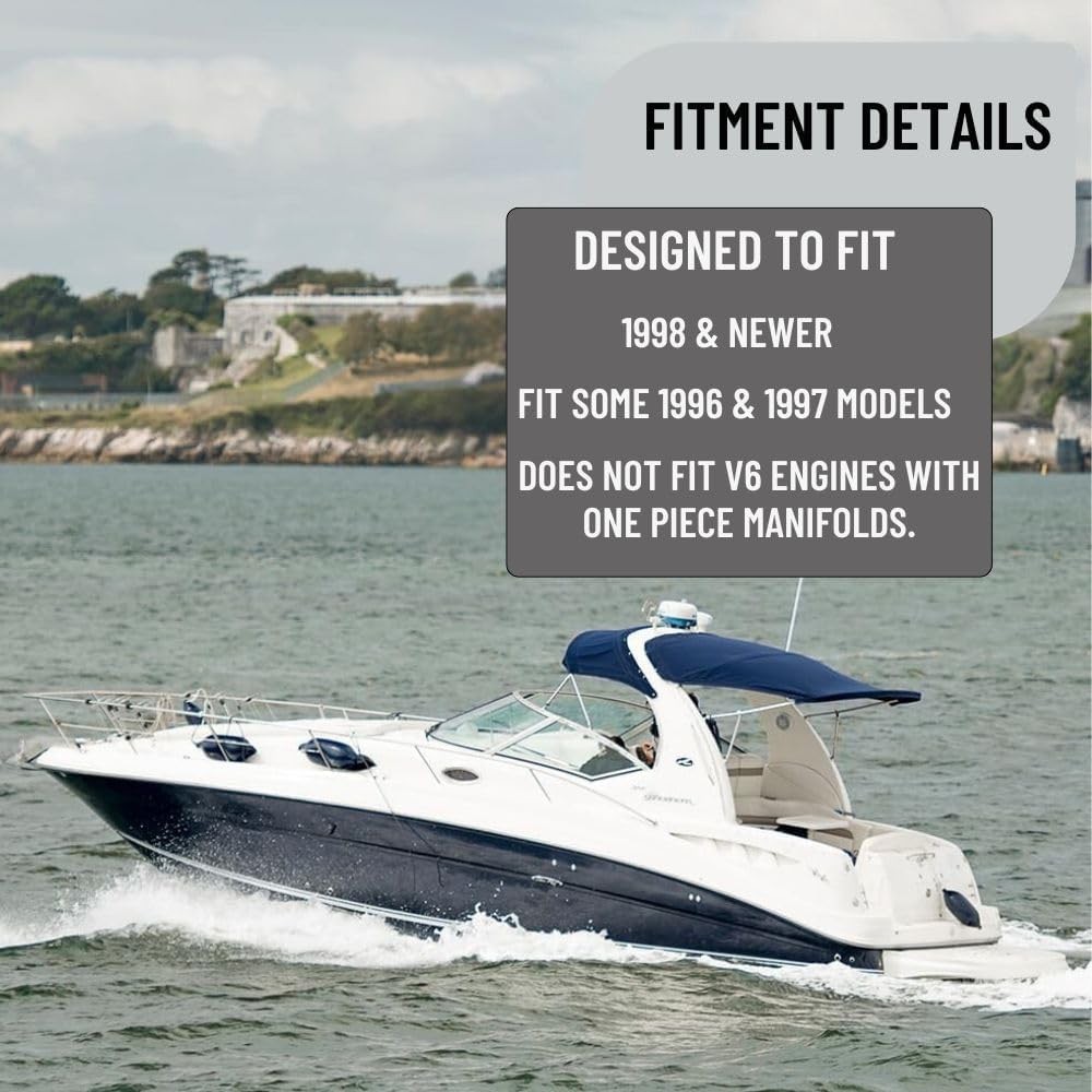 807166A1 Pair (2 Pieces) of Water Shutter Flapper Kit for MerCruiser Stern