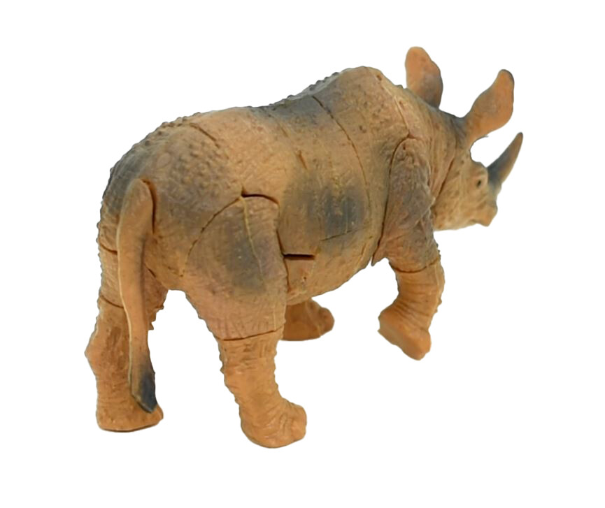 Rhino, Rhinoceros 3D Interlocking Puzzle Plastic Replica 3″ – F3029 B331
