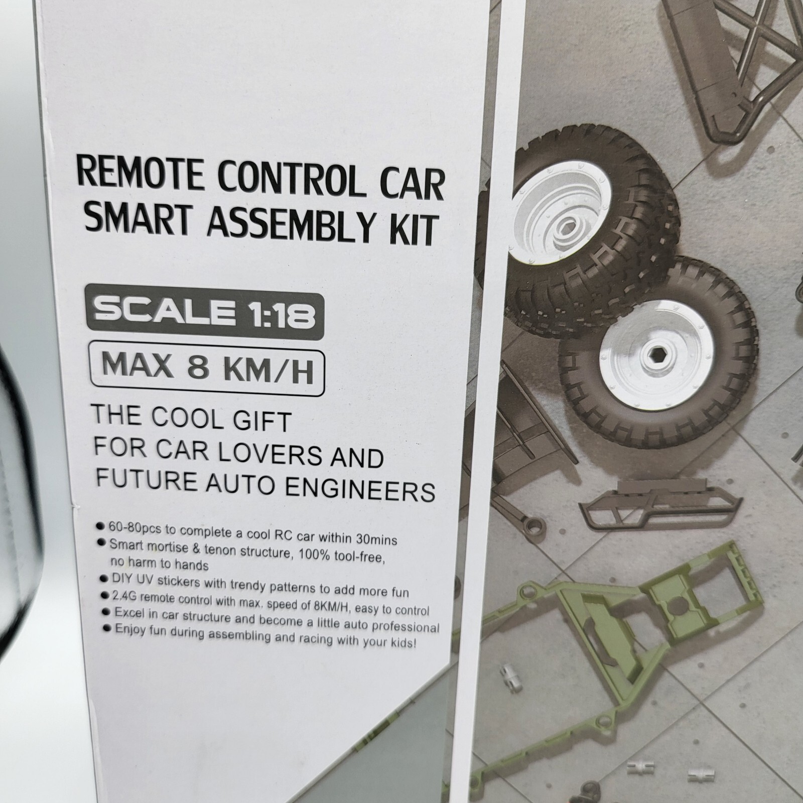 AGNEVE RC STEM DIY TRUCK Smart Assembly Kit Scale 1:18 2.4GHz – NEW
