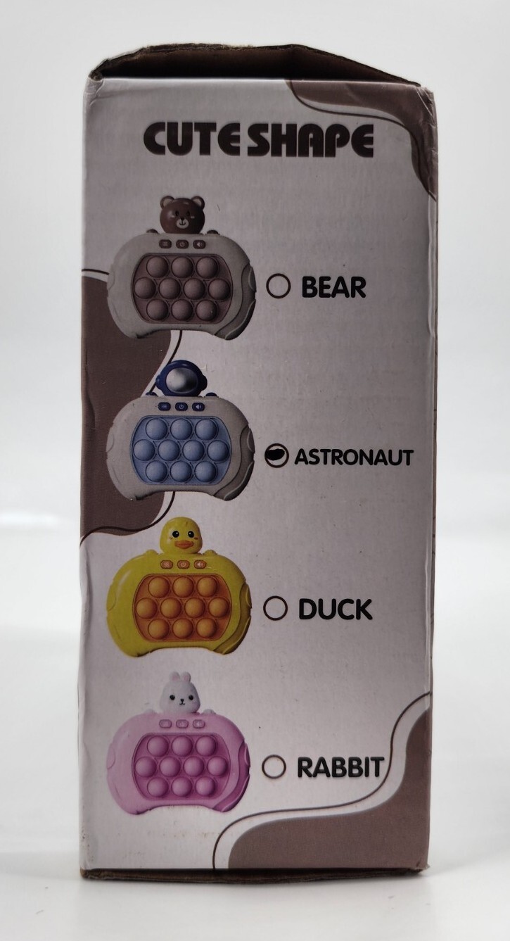 Speed Pass Game Machine Push Fidget Sensory Toy Game Cute Astronaut Whack A Mole