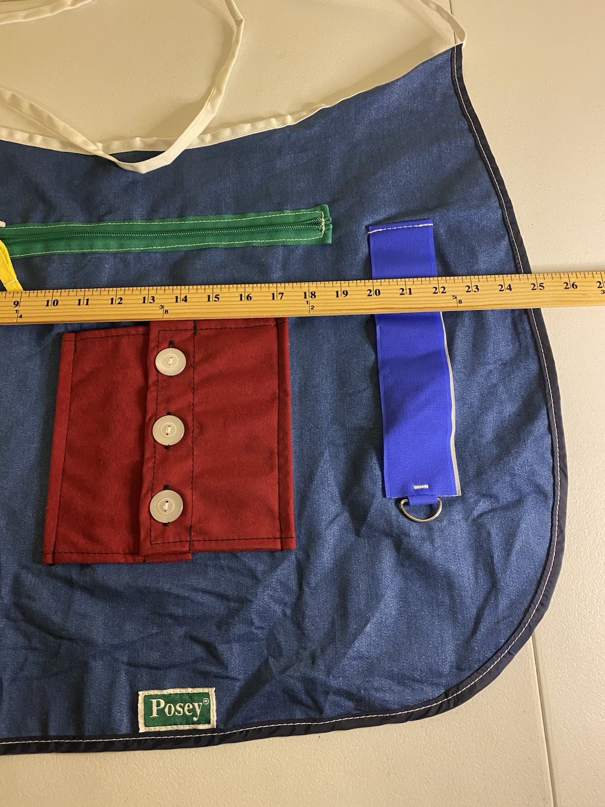 Posey Tactile Therapy Activity Apron Adult Size Fine Motor Skills OT, PT, (G7)
