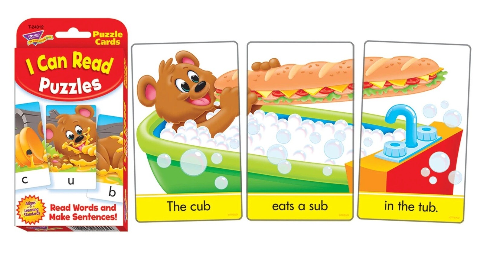 Picture Words Spelling Puzzles Game Match Spell Rhyming Sentences Cards ESL ELL